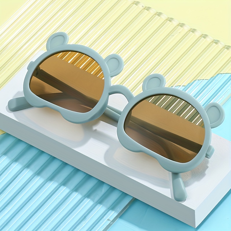Polarisierte Sonnenbrille mit Cartoon-Bär für Kinder, Silikon-Sonnenbrille  für Jungen und Mädchen - Temu Germany