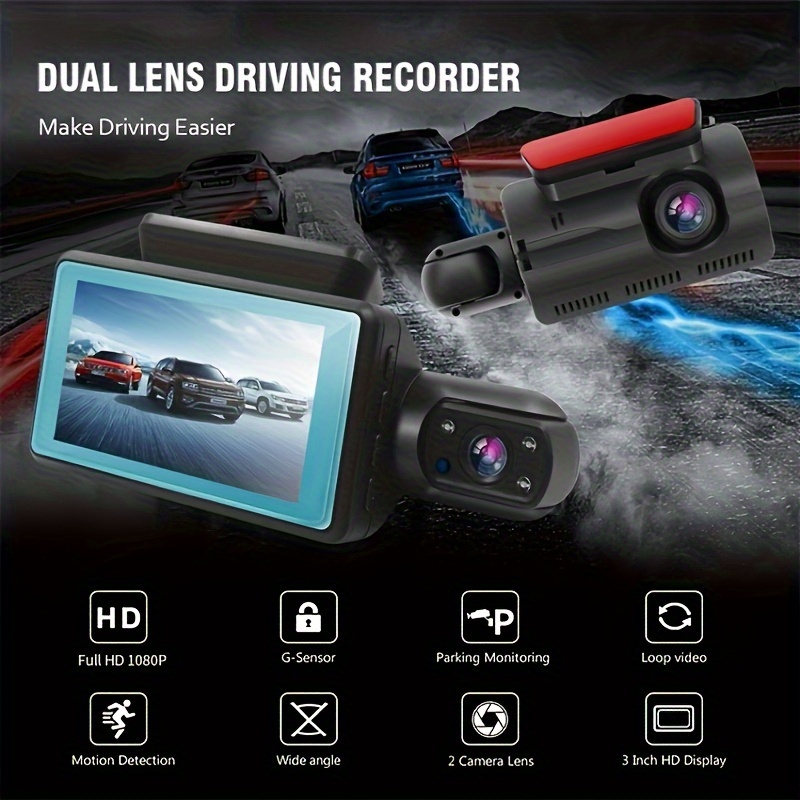 Dual Lens Dash Cam For Cars Black Box Hd 1080p Car Video Recorder With Wifi  Night Vision G-sensor Loop Recording Dvr Car Camera