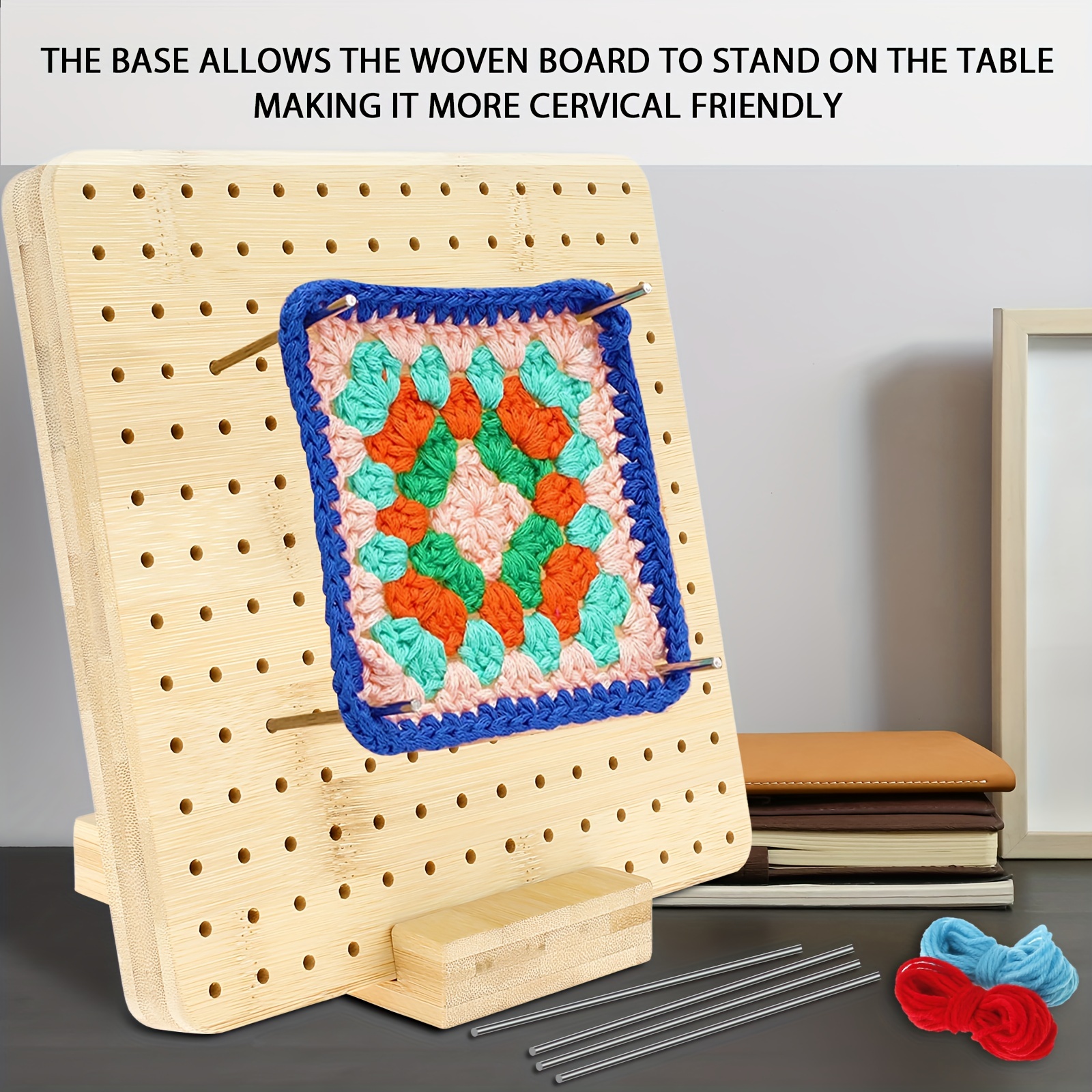 Comprar 7.8 Inches Bamboo Wooden Board for Knitting Crochet and