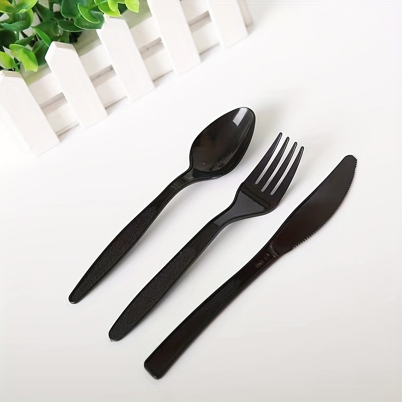 Disposable, Knives, Spoons, Forks, Bamboo Tableware, Steak Knives, Cake  Forks, Fruit Forks, Disposable Knives, Forks, Spoons, Biodegradable - Temu