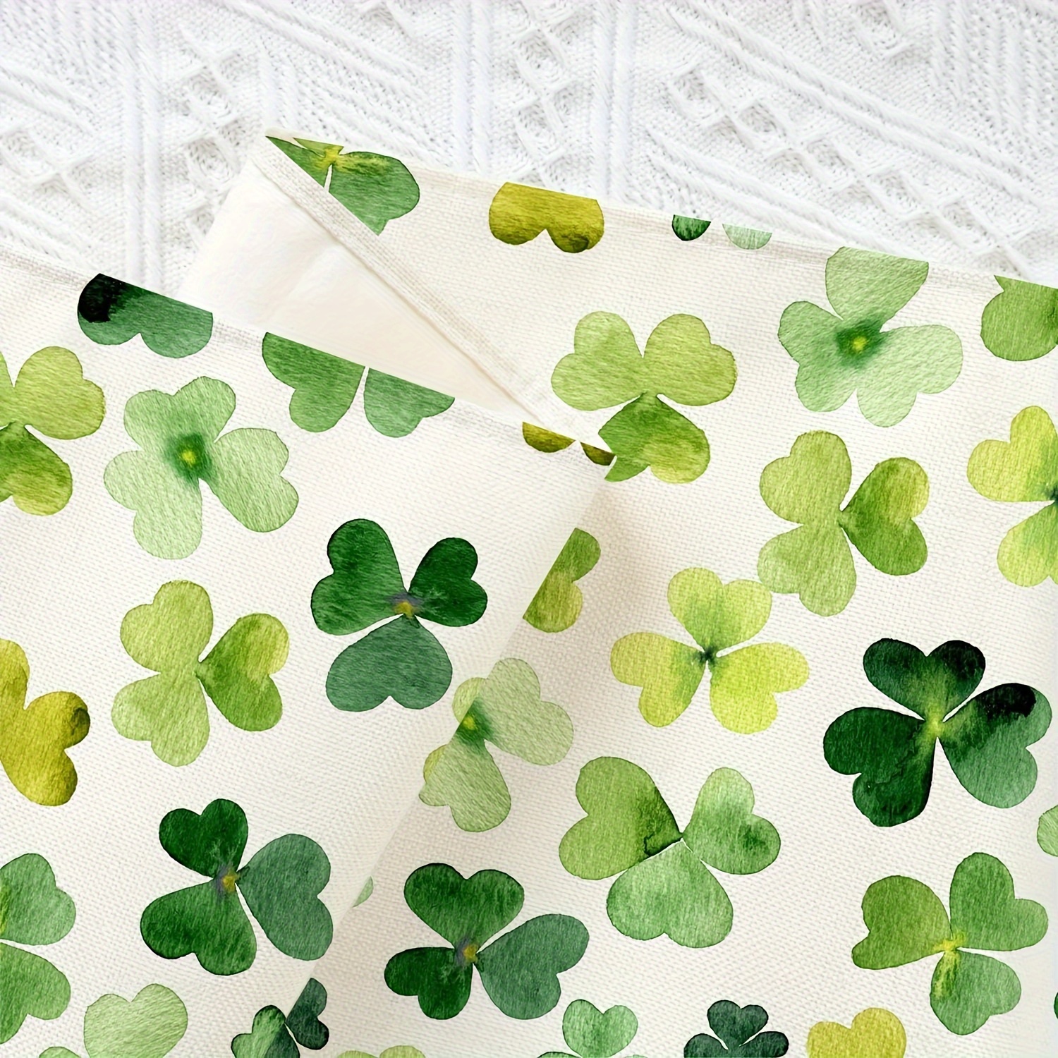 St Patricks Day Table Runner Green Spring St Patricks Table Decor Buffalo  Plaid Shamrock Irish Decorations 13x72inch