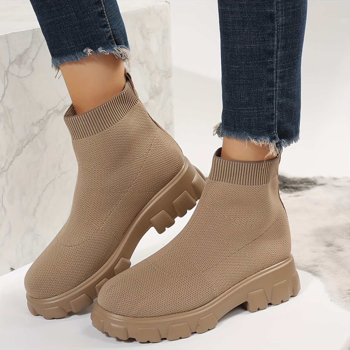 Women hot sale socks boots