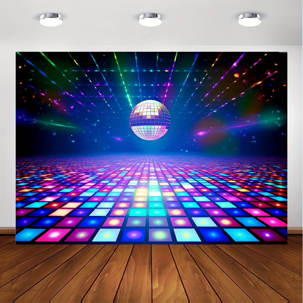 Disco Party Decorations Backdrop Dance Birthday Banner Backdrop,70s 80s 90s  Disco Backdrop Birthday Background Hippie Party Supplies 