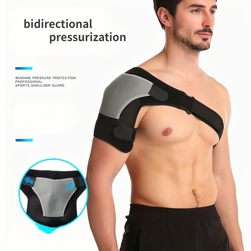 Men's Adjustable Shoulder Protector for Weightlifting