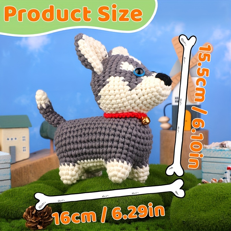 Quesisha Crochet Kit For Beginners With Easy Peasy Yarn cute - Temu