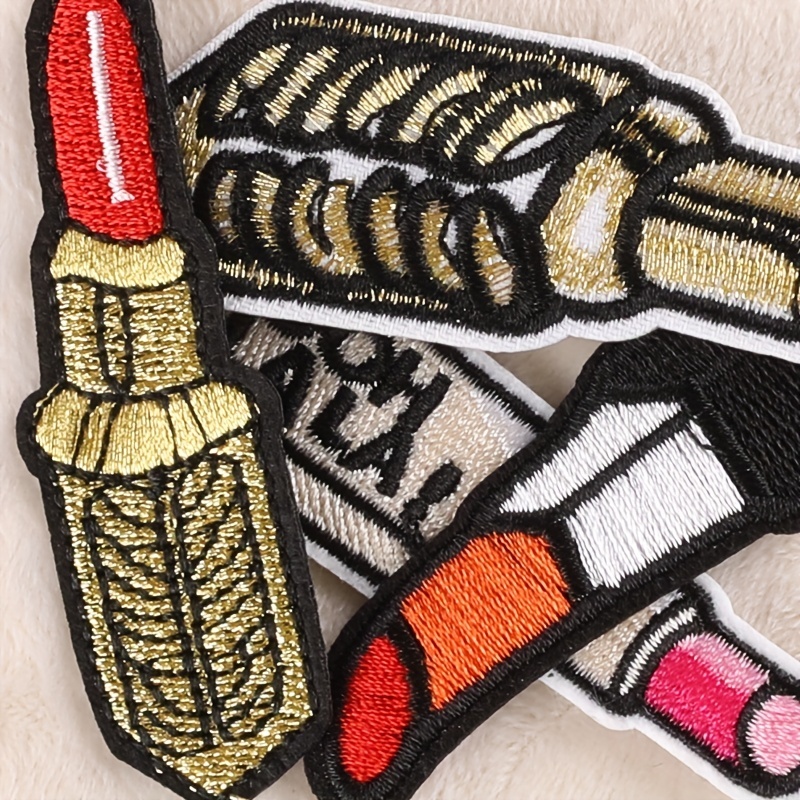 16pcs/20pcs Assorted Styles Embroidered Patches, Bright Vivid Colors Sew  On/Iron On Patch For Clothes, Dress, Hat, Jeans