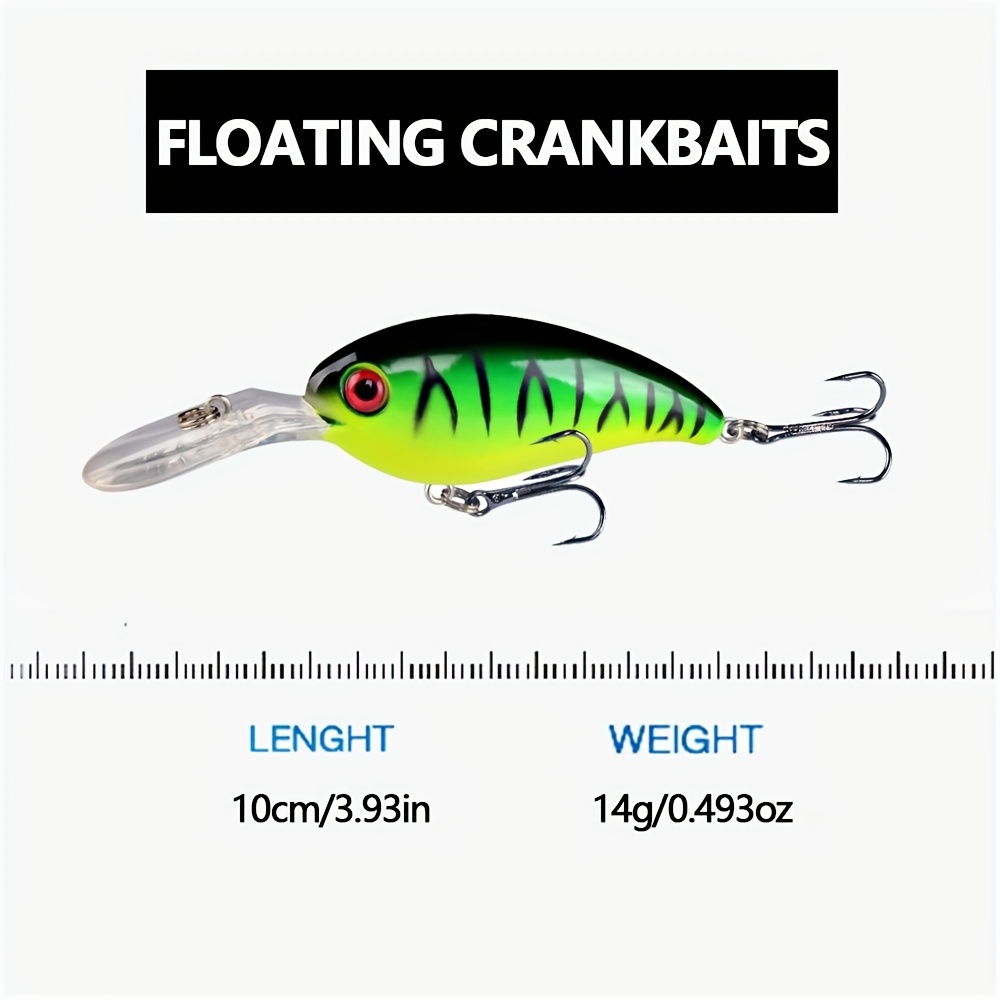 Crankbait Fishing Wobblers 14g 10cm  Artificial Fishing Bait Trolling -  1pcs Crank - Aliexpress