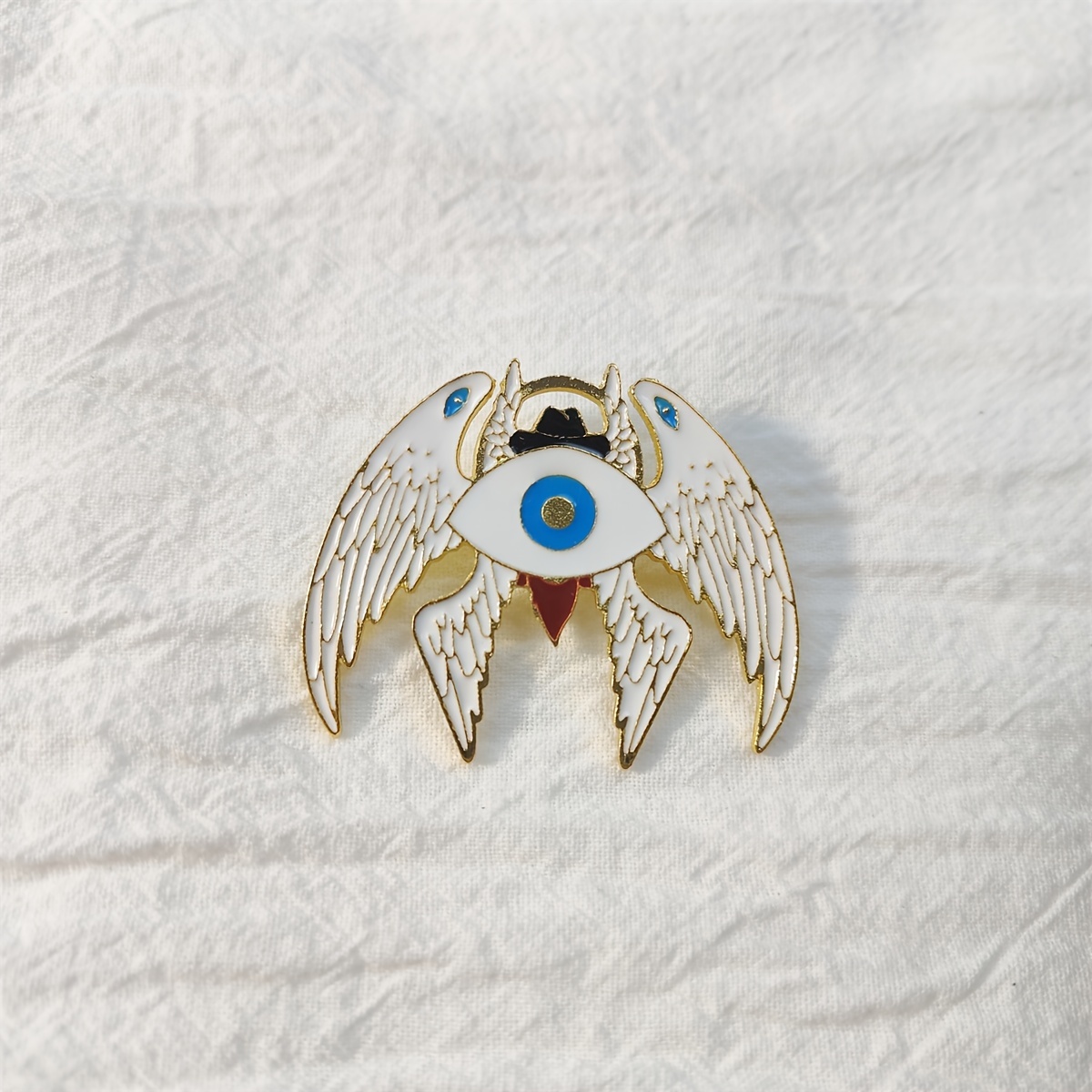 Eye Wings Throne Angel Enamel Pin Perfect Backpacks Collars - Temu Canada