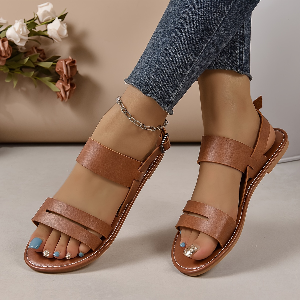 Summer flat sale sandals 2019