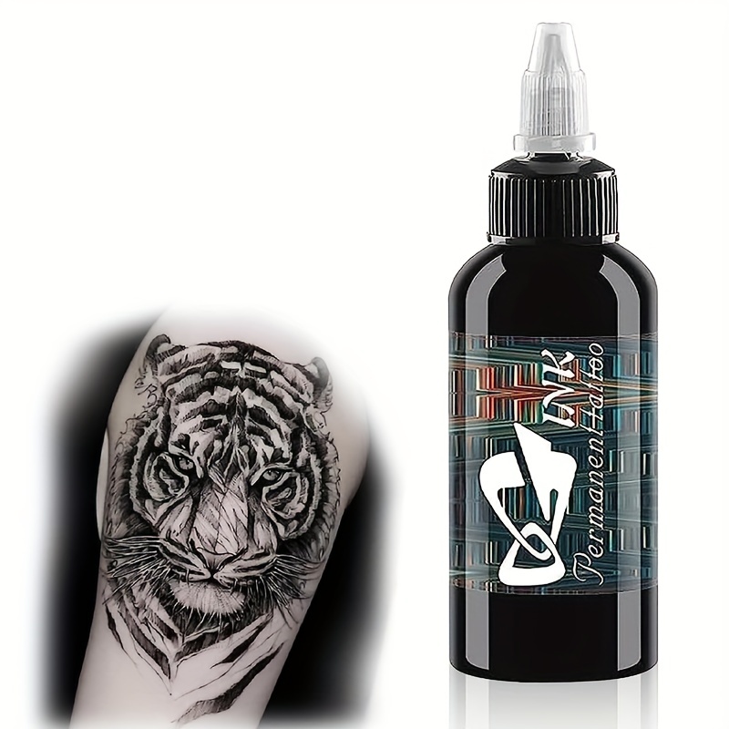 Tattoo Ink 30ml True Black 1oz 5 Bottles – wormholesupply
