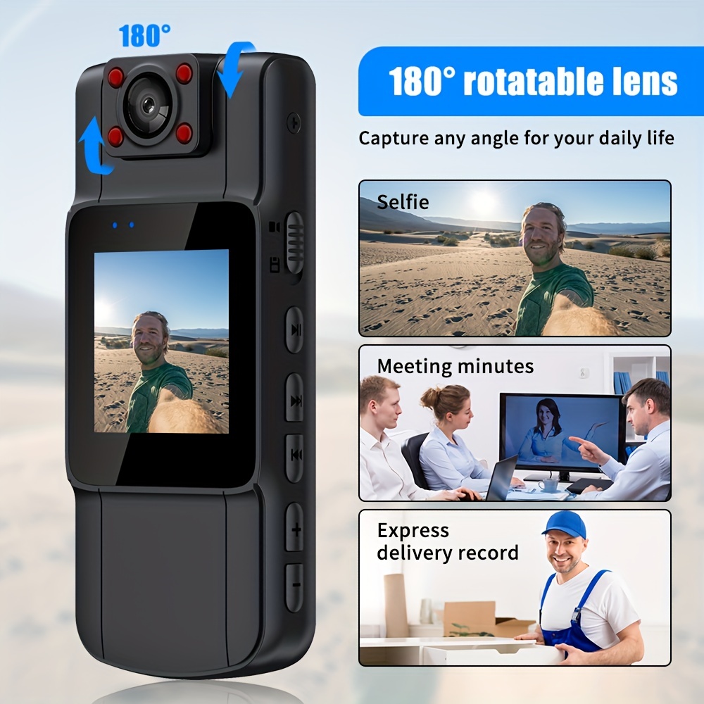 Sports de plein air caméra dv caméra de poche portable 4k étanche
