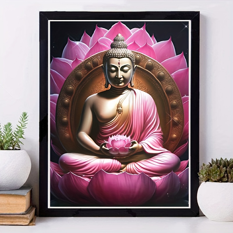 DIY Diamond Painting Embroidery Abstract Colorful Lord Buddha Painting Laminas  Decorativas Pared Cuadros Modern Home Decor