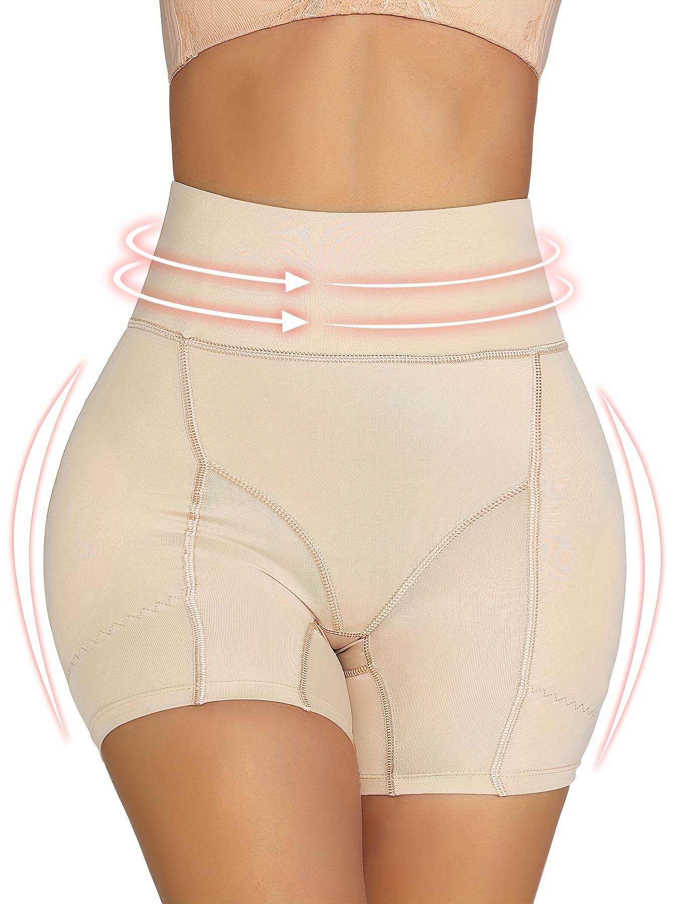 Spandex Shorts Tummy Control - Temu