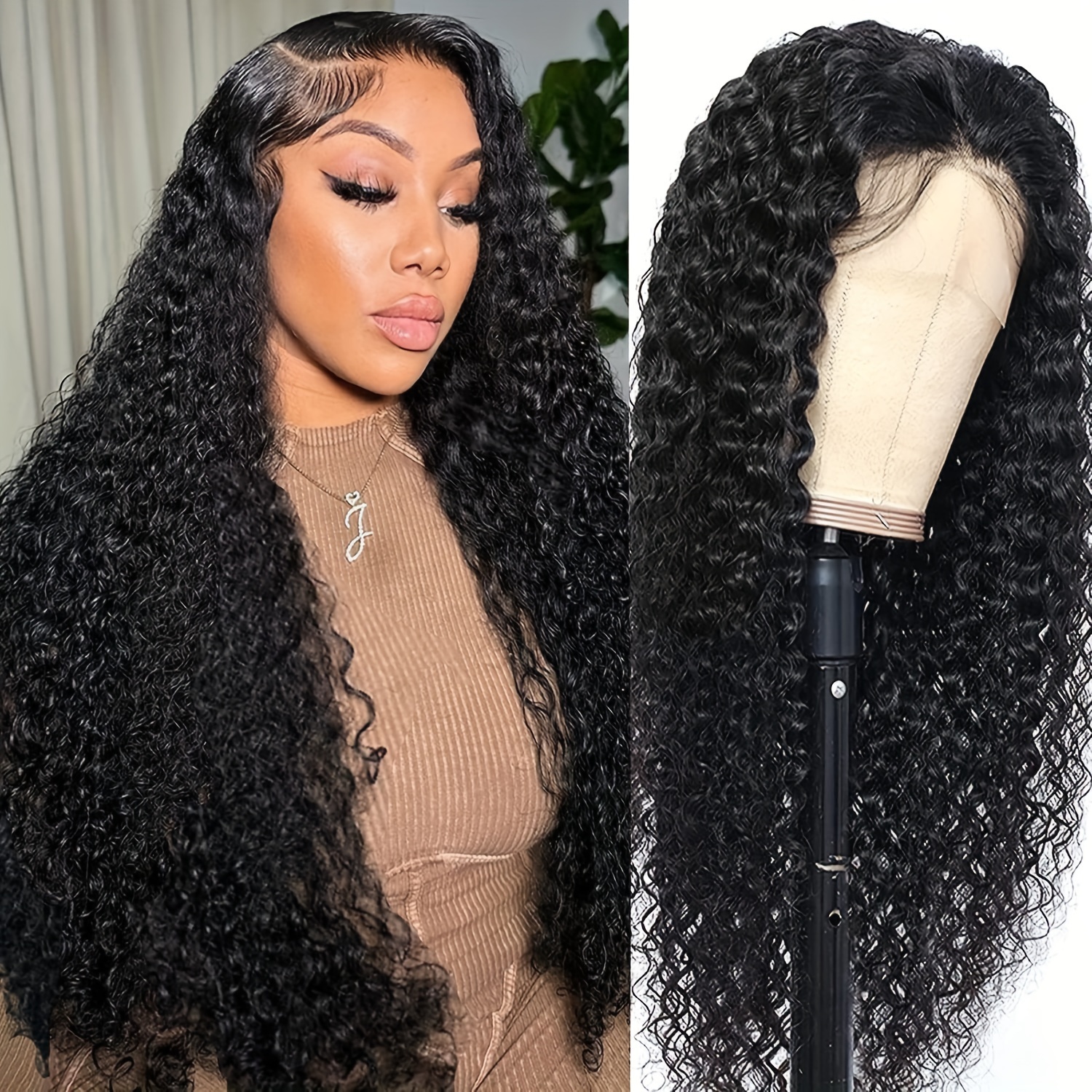 T13x6 Lace Frontal Closure Middle Part Straight Ear Ear - Temu