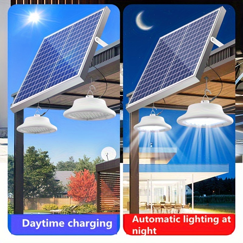 Luces solares potentes para exteriores, lámpara de pared con