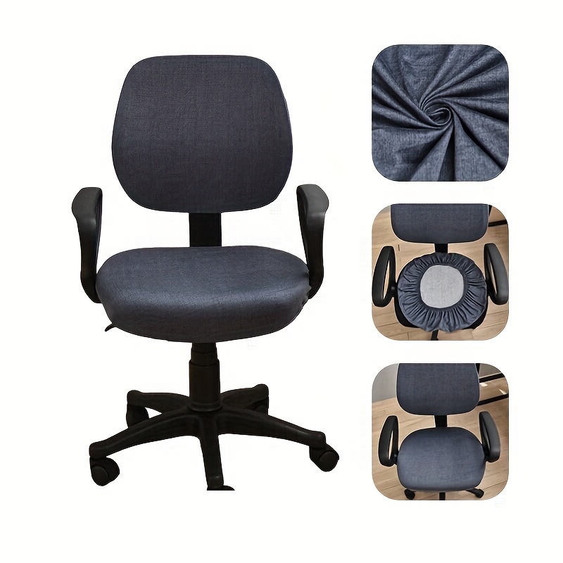 Elastic Folding Chair Cover Office Backrest Chair Seat Protector