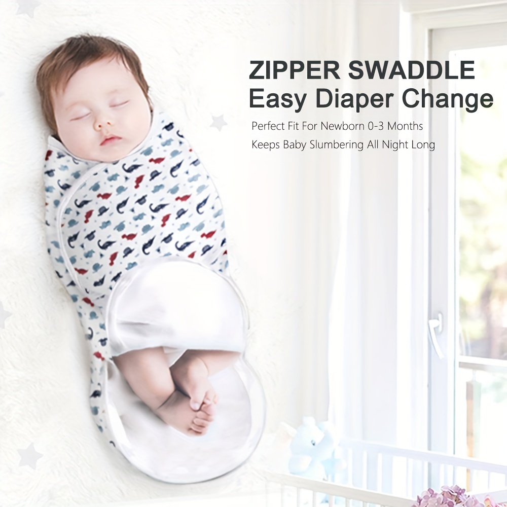 Baby Swaddle Adjustable Infant wrap- 0-3 Months -Pack of 2 - Any Desig –  Moms Home