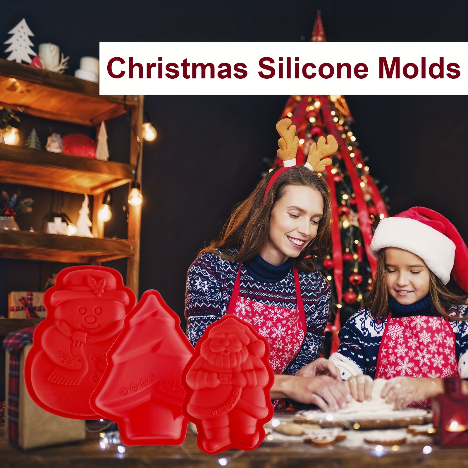 Christmas Santa Claus Silicone Cake Mold