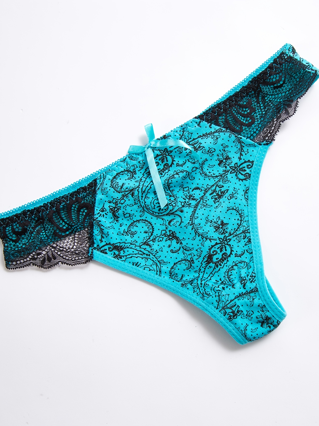 Women's Sexy Lace Hollow Cross Thong Panties Comfortable - Temu