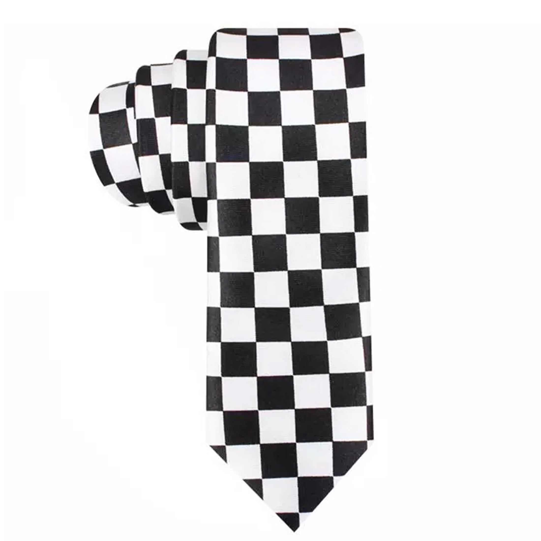 

1pc Checkered Pattern Comfortable Polyester Casual Fashion Men's Tie, Wedding Stage Party Festival Or Daily Accessories
