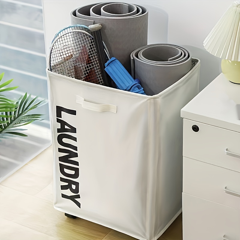 Cesta de lavandería de 3 niveles con rueda, cesta clasificadora de ropa  sucia para el hogar, baño, estante de almacenamiento simple, estante de  cocina