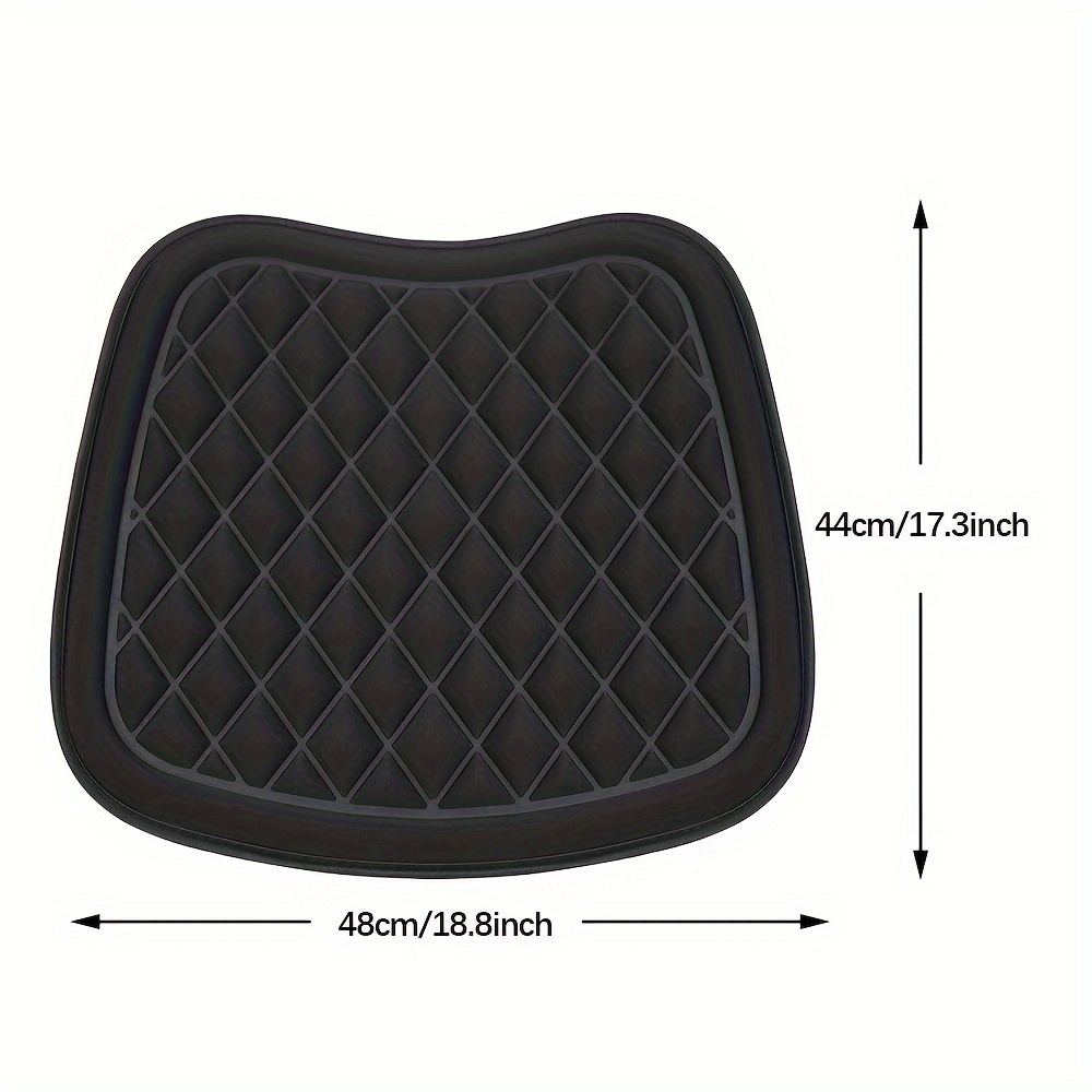 Tsumbay Car Seat Cushion Pressure Relief Memory Foam Seat Cushion Comfort  Seat Protector for Car Driver Office/Home Chair Seat Cushion with Non Slip  Bottom - Black 