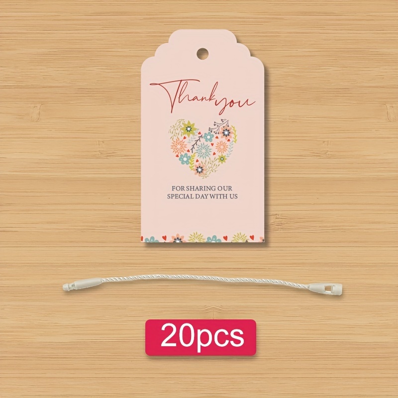 Custom Hang Tags With Strings Personalized With Your - Temu