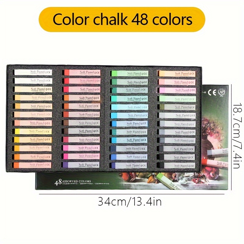 Artist Soft Pastel 24-Color Set Assorted