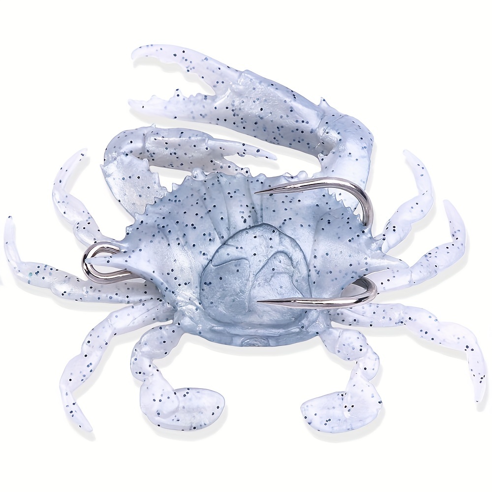 Crab Soft Lure Double Sharp Hook Lure Lifelike Bait - Temu Belgium