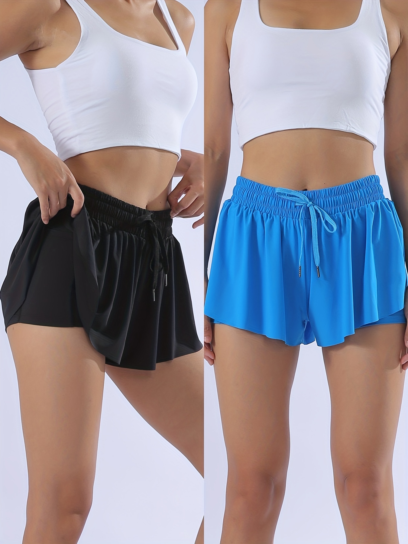 Women's 2 in 1 Quick drying Sports Skirt Pocket Perfect - Temu Canada
