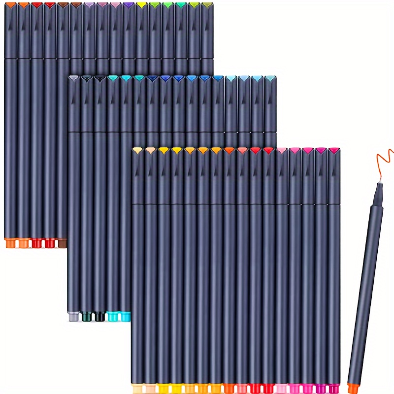 iBayam Fineliner Pens, 24 Colors Fine Tip Colored Writing Drawing 24