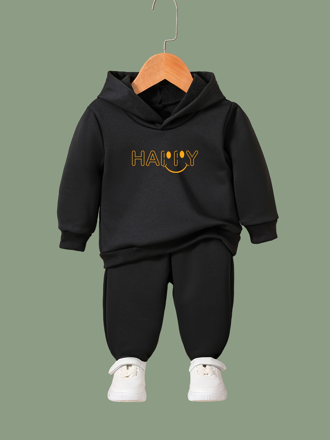Smile & HAPPY 2pcs Activewear Sets Girls Comfy Sports Running Gift