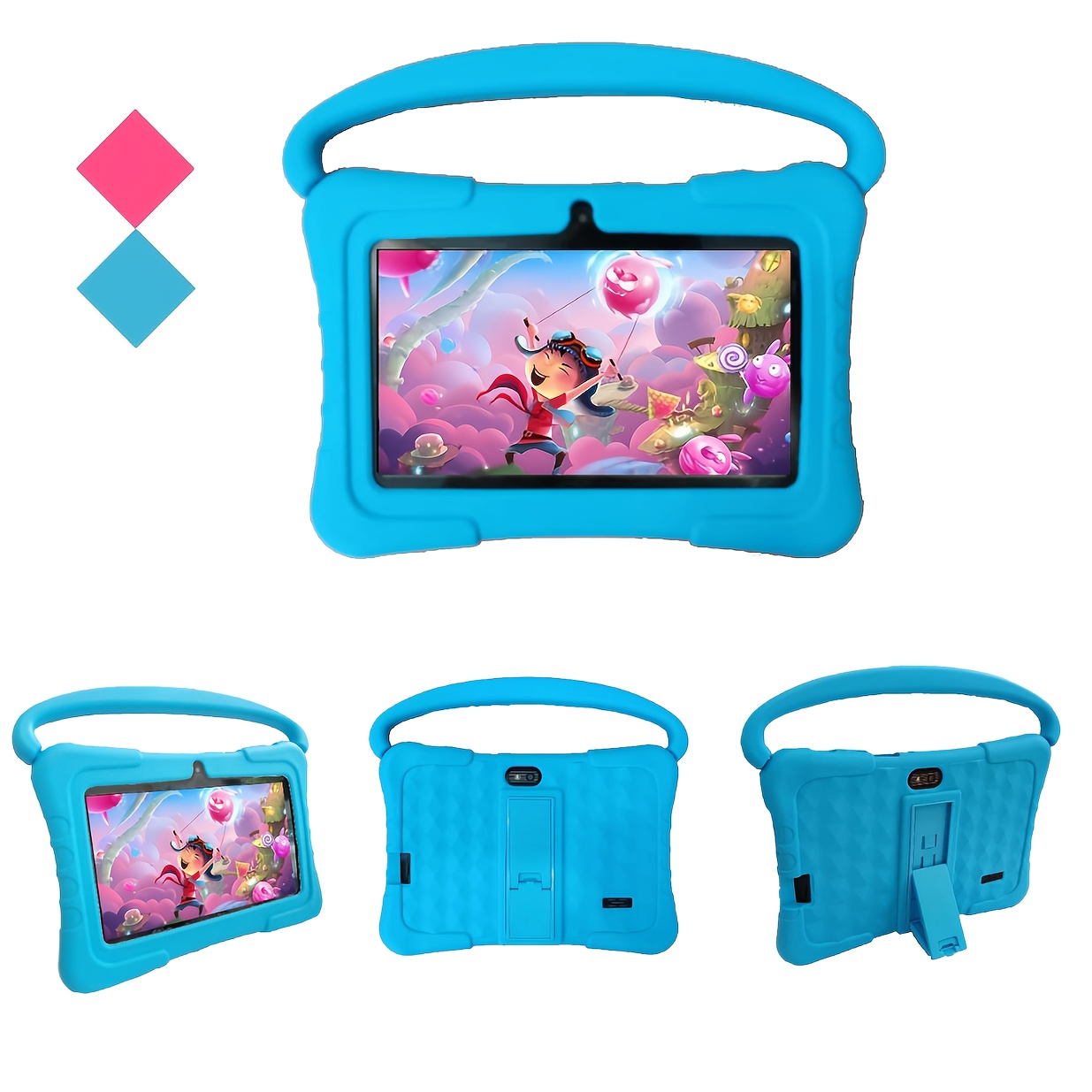 Tablet 7 inch with WiFi Dual Camera 32GB Parental Control Google Play Store   Netflix Android 10 Childrens Tablet for Toddlers Girls Boys