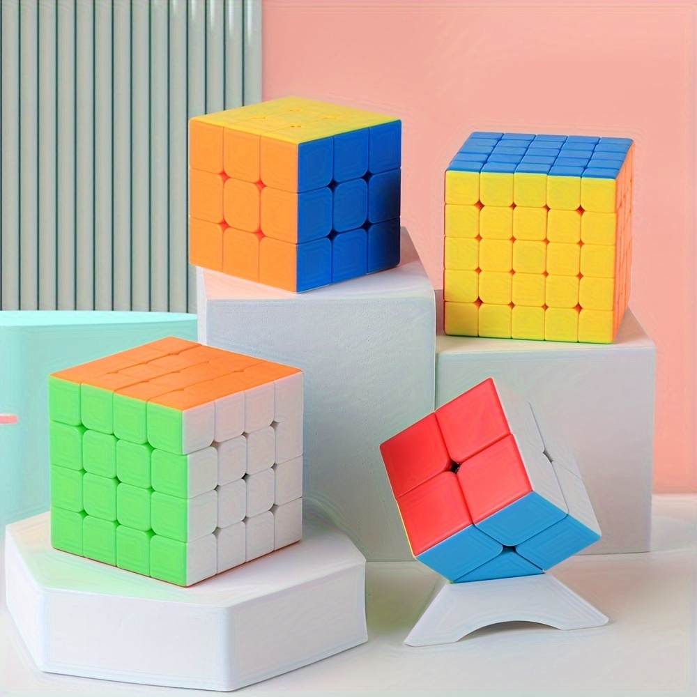 Speed Cube 3x3 3x3x3 Sans autocollant Magic Puzzle Magic Speed