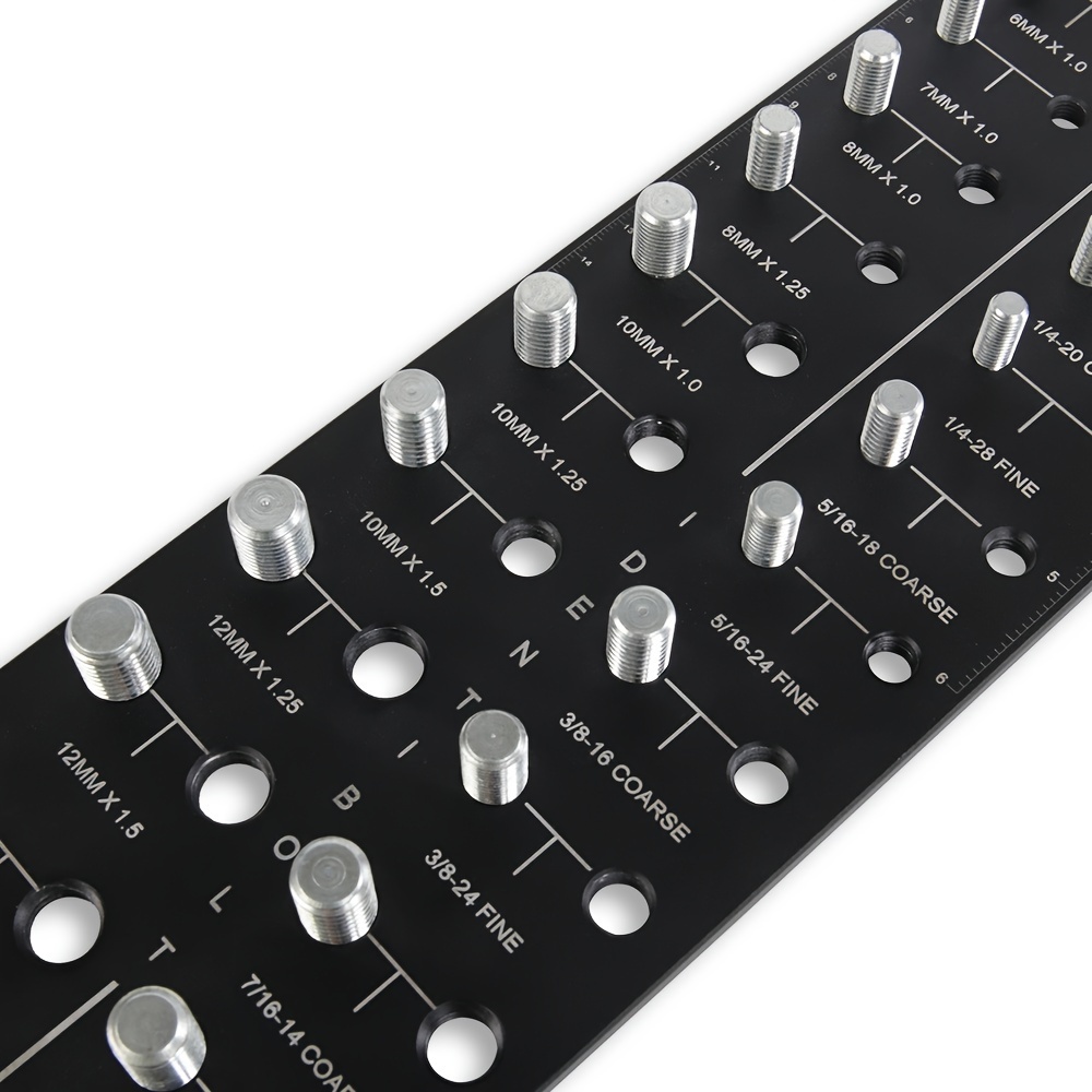 Gewindeprüfer Set 44-teilig - Metrisch & Zöllig Für Muttern Und Schrauben