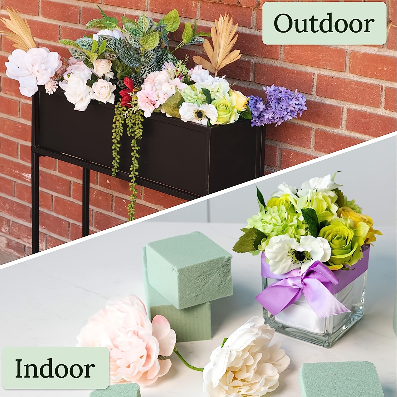 Premium Dry Floral Foam Blocks For Flower Arrangements - Temu
