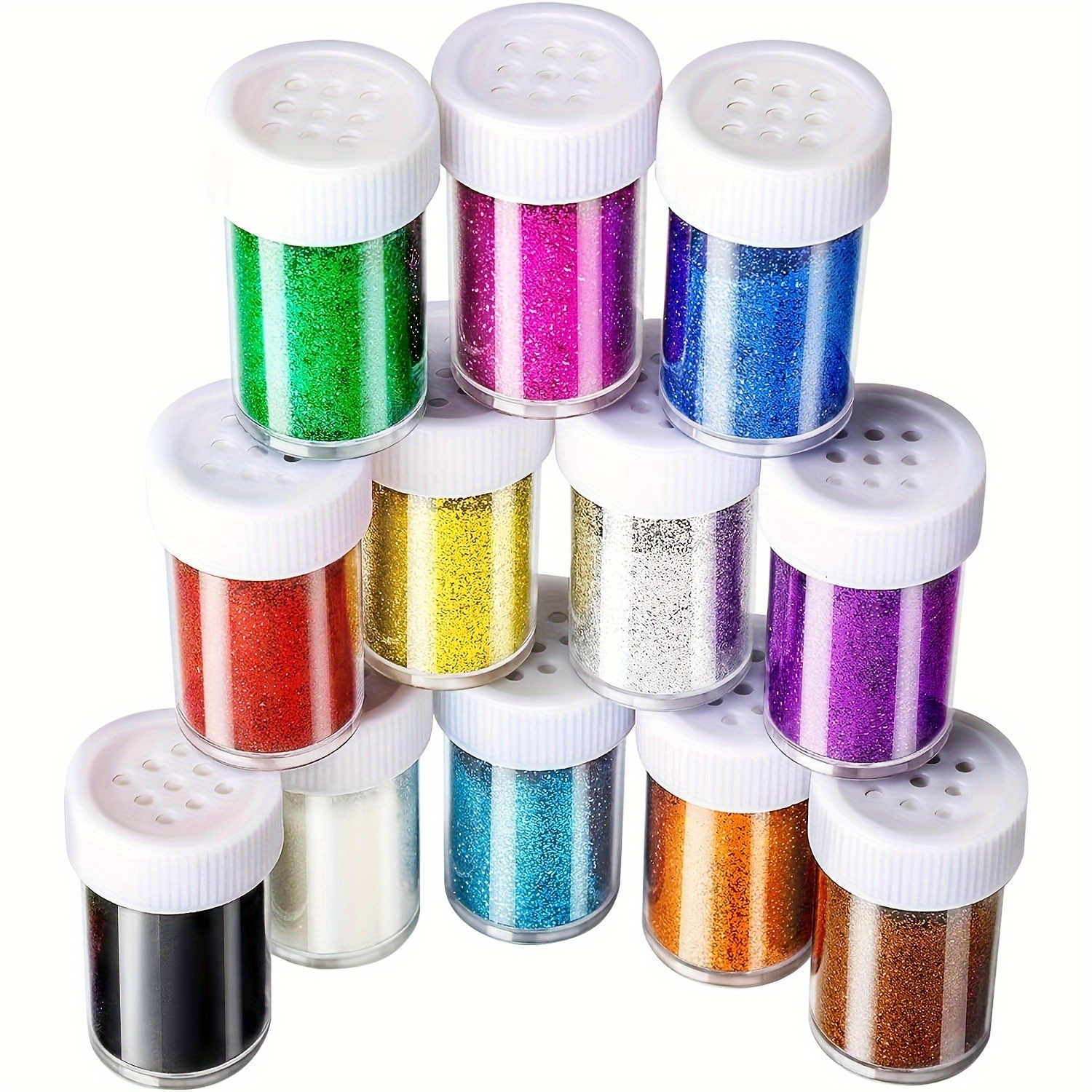 12 Colors Multi purpose Fine Slime Glitter For Arts And - Temu