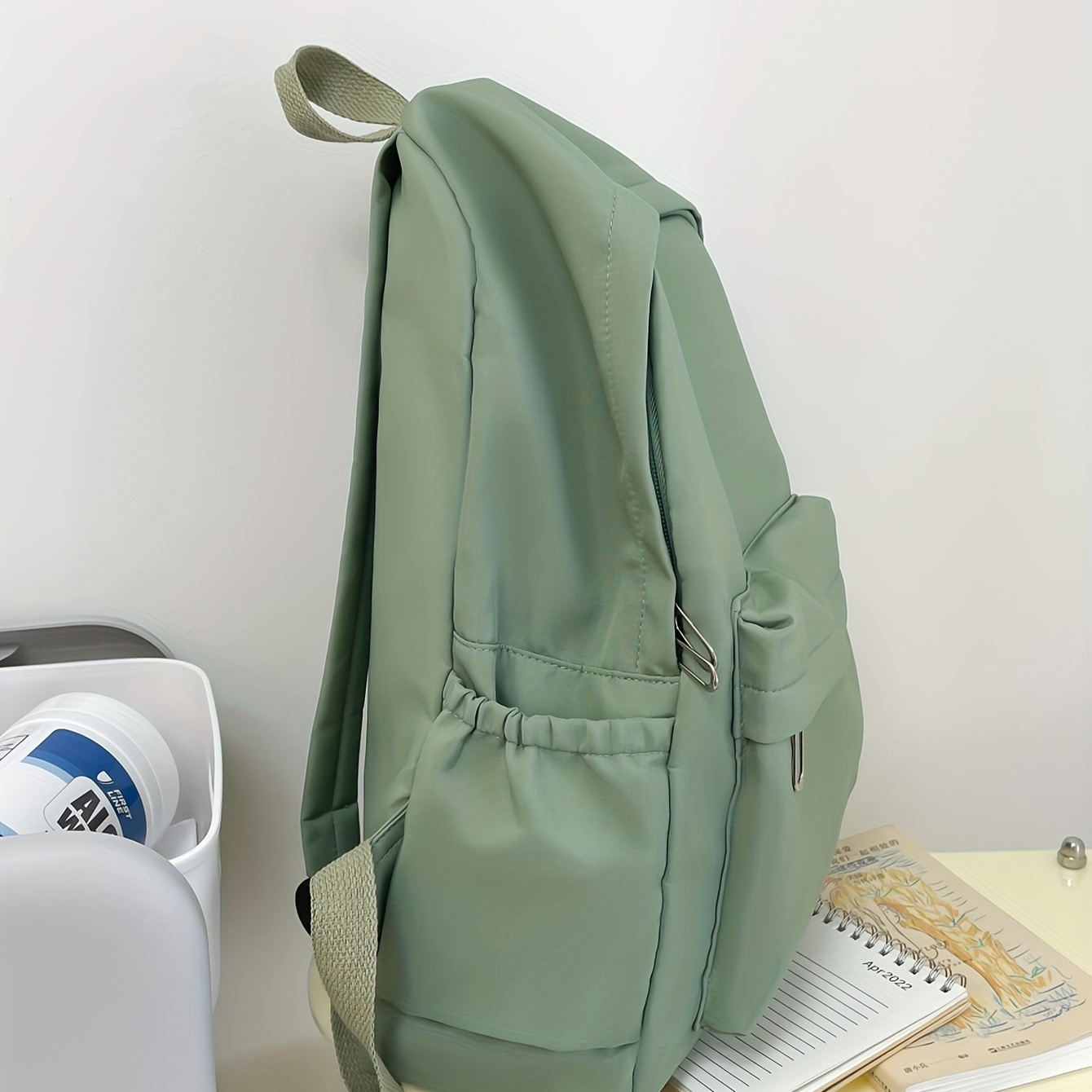Vintage Letter Print Backpack, Faux Leather Travel Rucksack, Versatile  School Bookbag For Student - Temu Australia