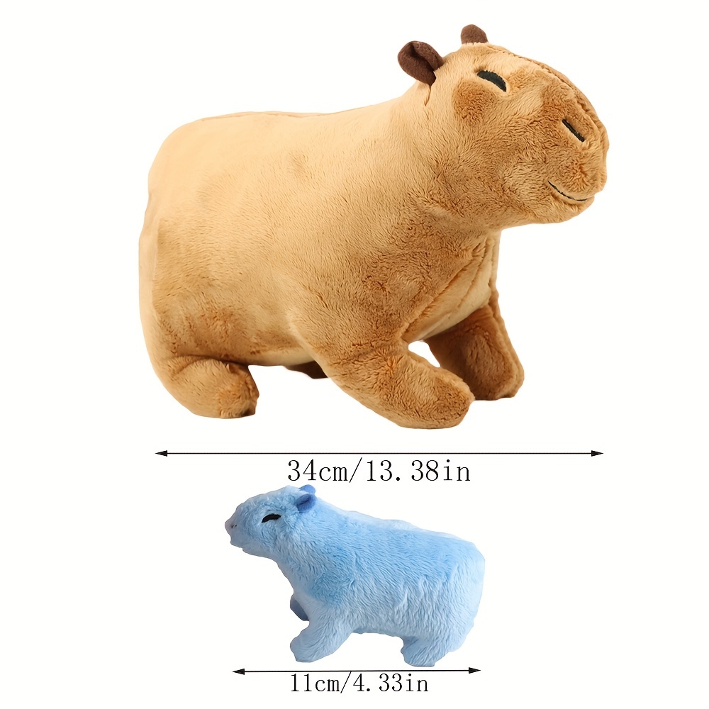 1 pièce simulation capybara Jouet En Peluche En Tissu Duveteux