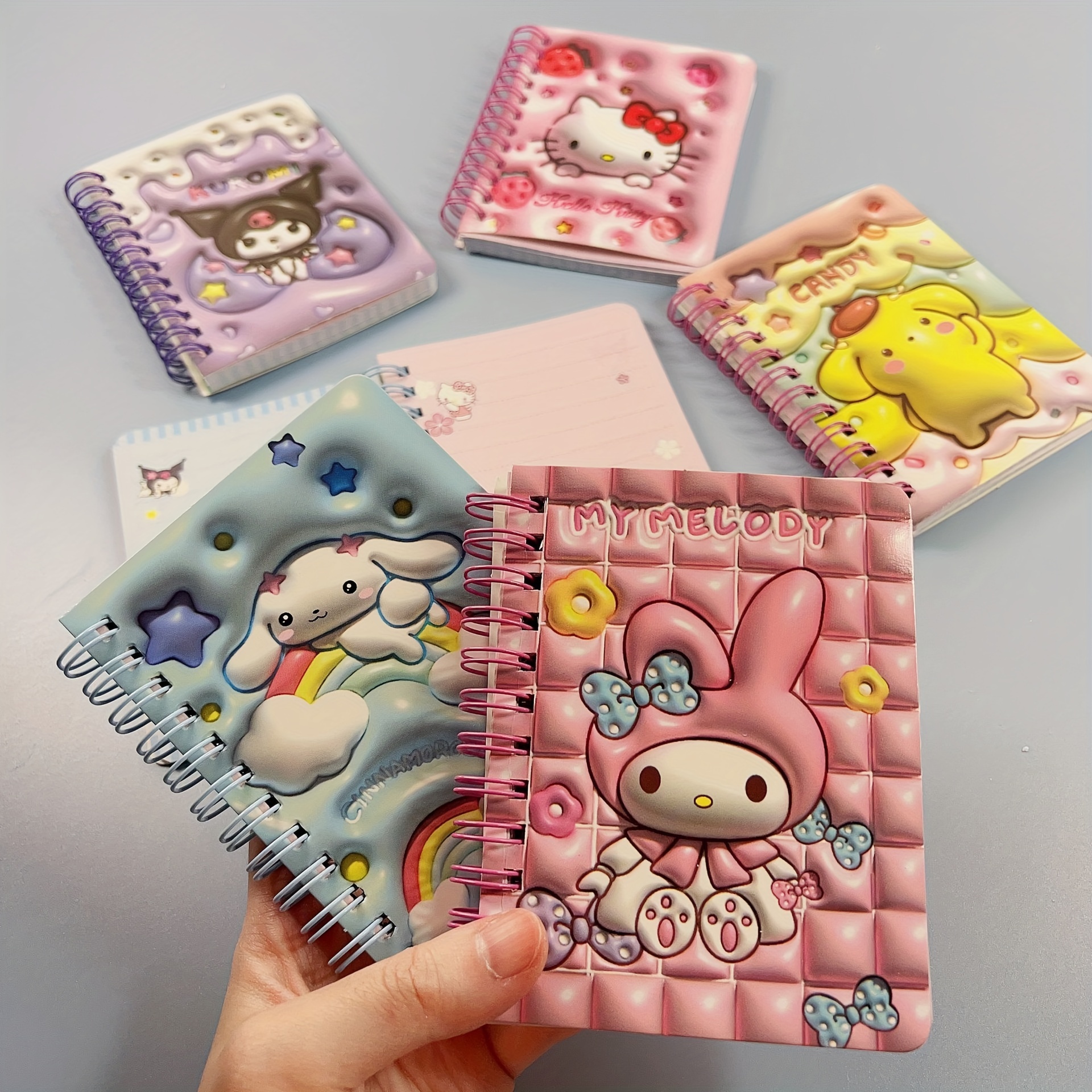 Suministros escolares kawaii, bonito juego de papelería, regalo de regreso  a clases para niñas, incluye cuaderno de diario en espiral, bolígrafos de