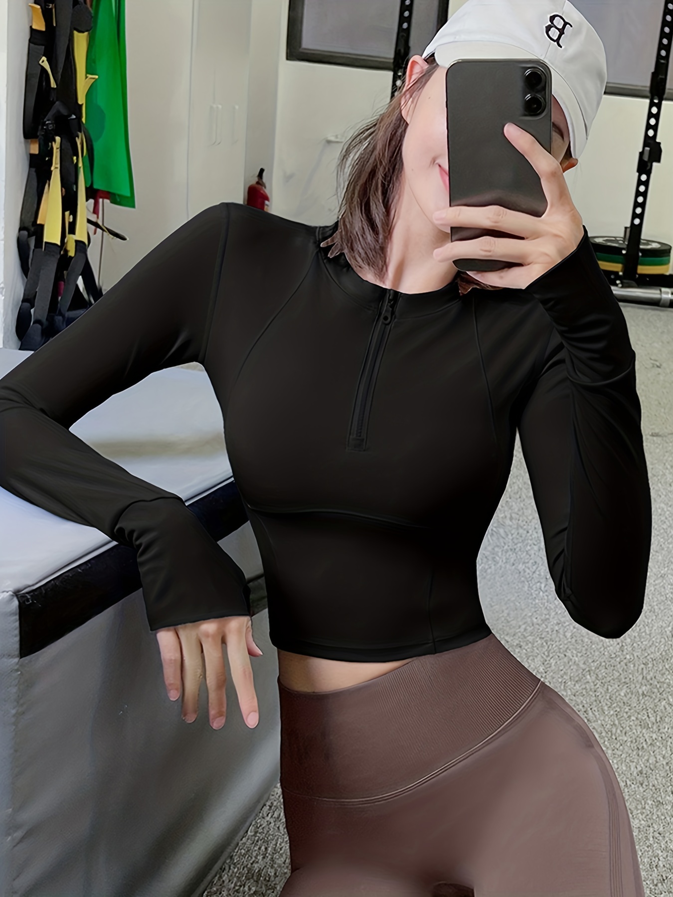 long sleeve pilates top