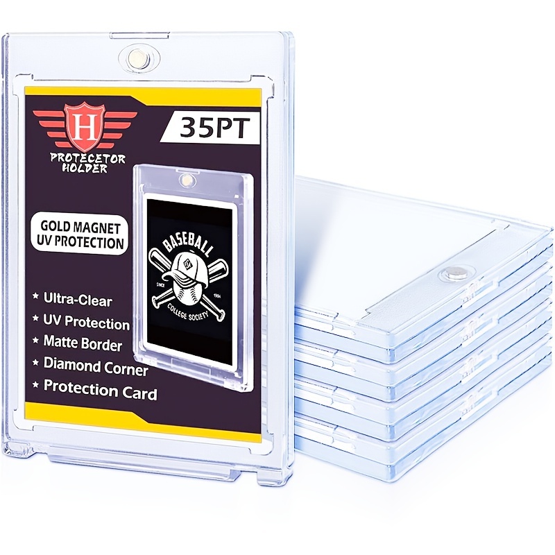 Toploader Card Holder Premium Protection Clear Border 35pt 3x4 | Free Card  Sleeves | NBA Card | KPOP