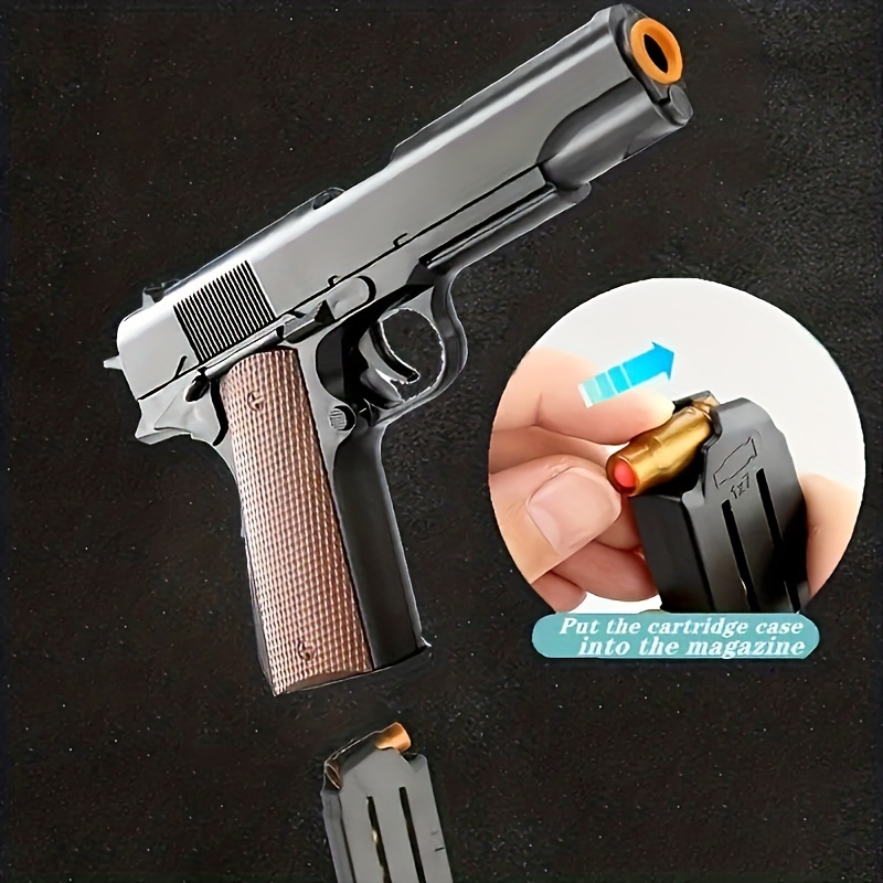 HOME BUY Toy Gun with Soft Bullets, Toy Pistol with Jump Ejecting