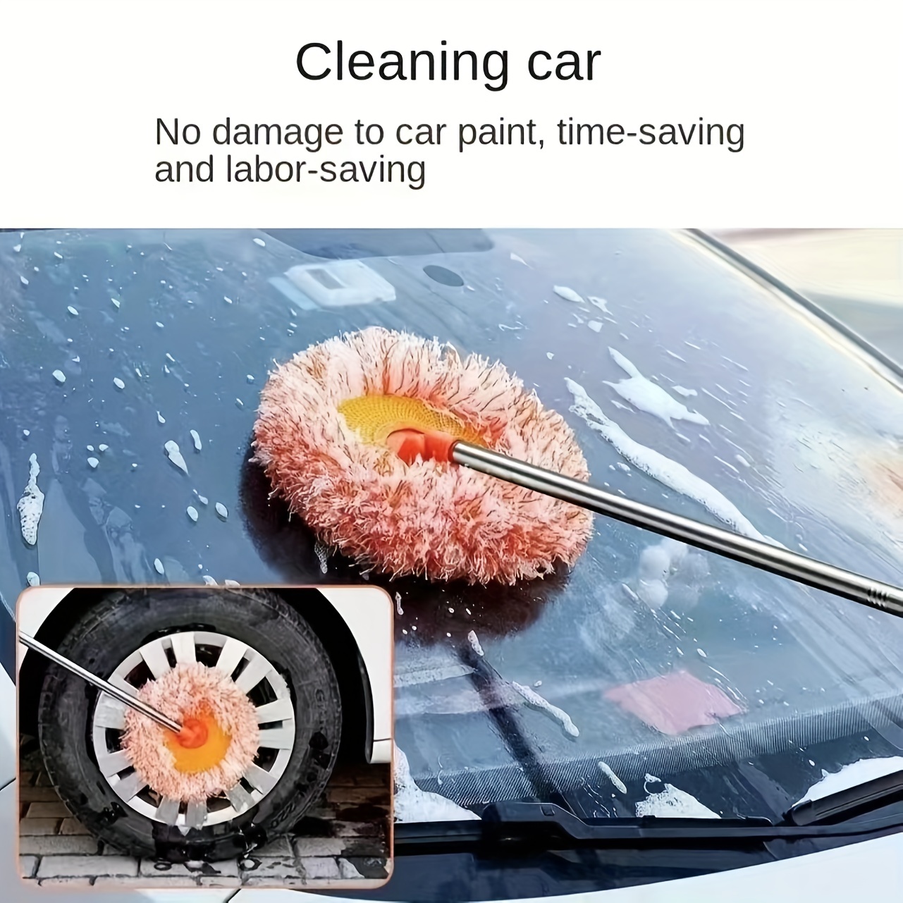 Windshield Cleaner,microfiber Car Window Cleaning Tool And Household  Dual-purpose Multifunctional Cleaning Brush