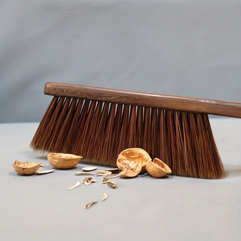 Brosse de nettoyage pour gobelets, manche long en bois, accents en