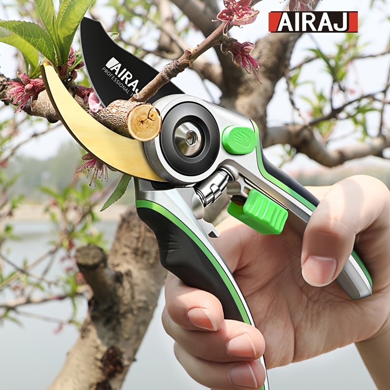 

Airaj Pruning Shear Garden Tools Labor Saving Scissors Gardening Plant Sharp Branch Pruners Protection Hand Durable