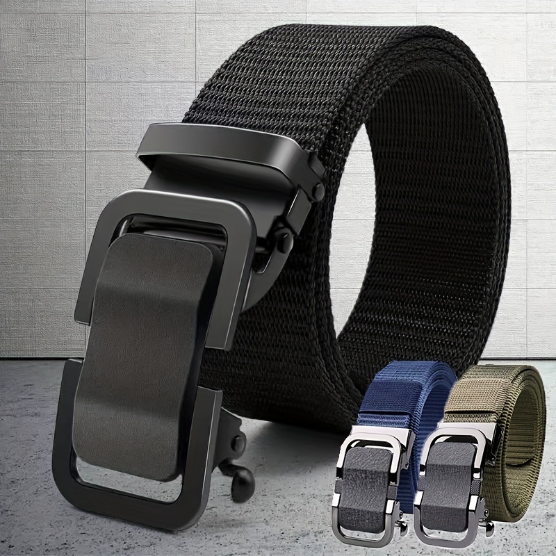 FAIRWIN Ratchet Belts for Men's Casual Nylon Web Belt Golf Belts