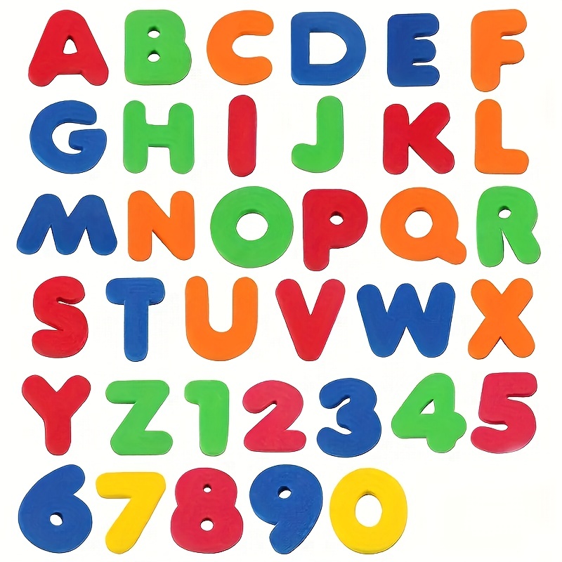 Softee Foam Numbers And Letters Multicolor