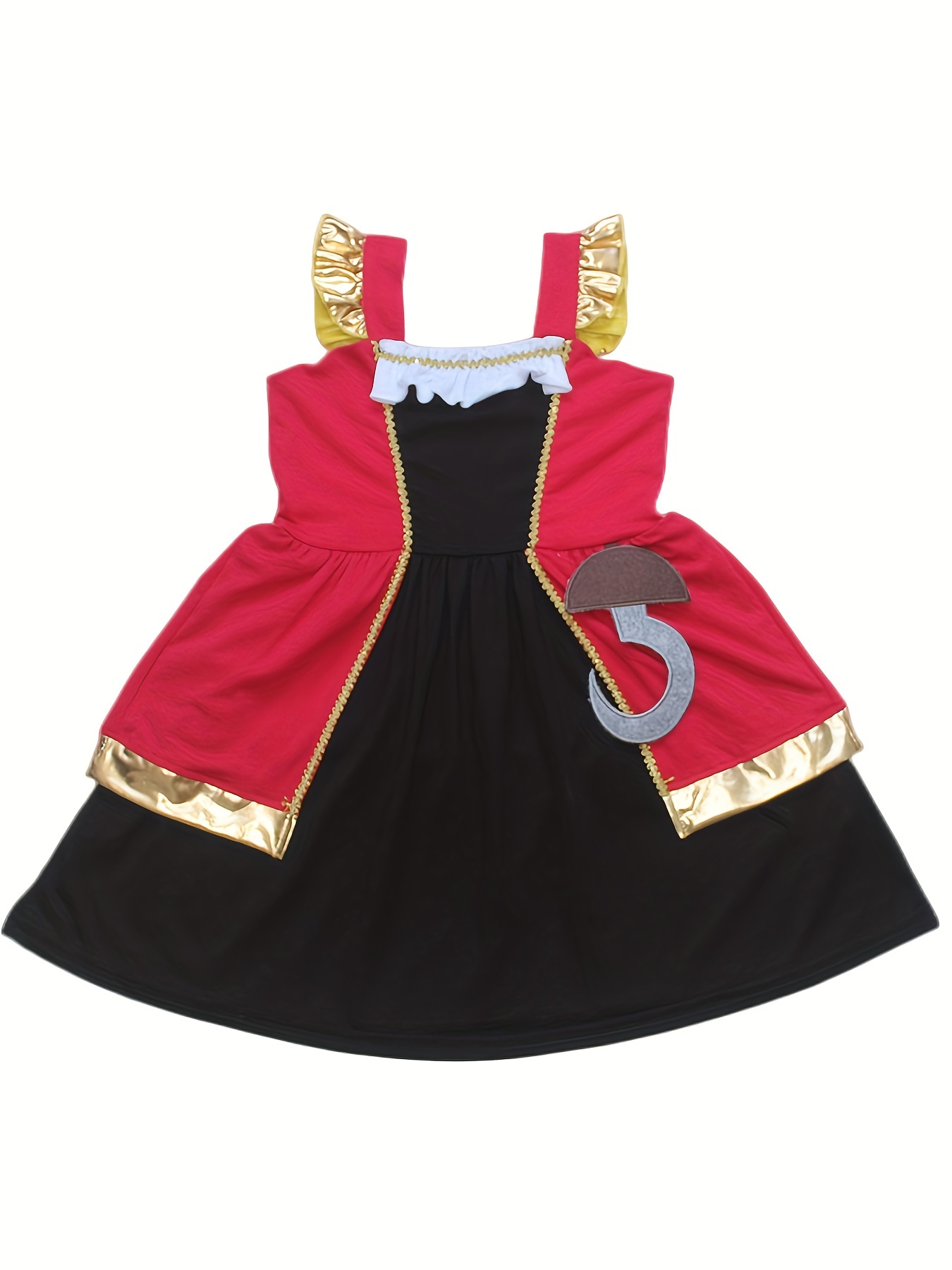 Fantasia de Pirata Vestido Para Bebê Menina