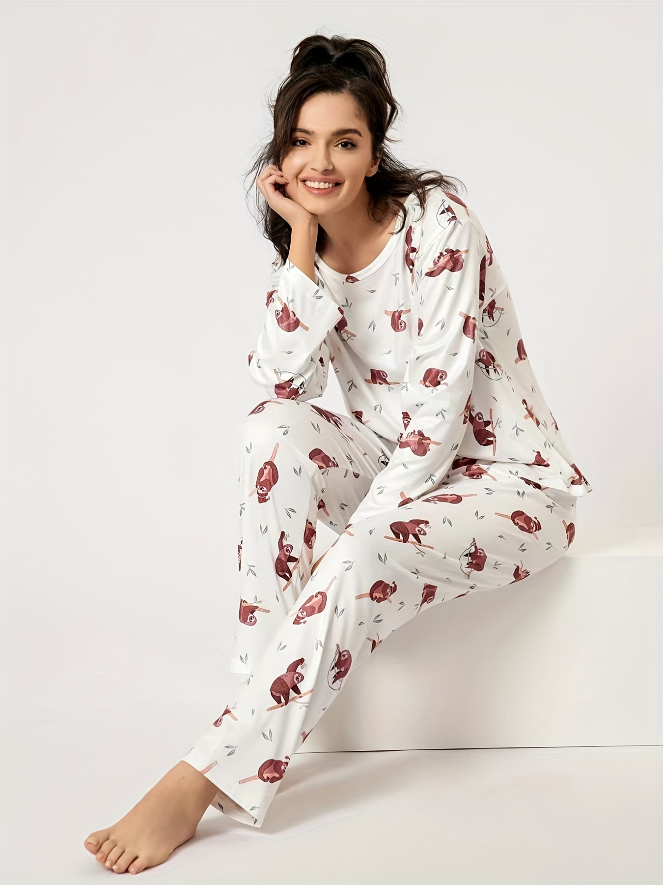 MANBEIYA Women's Pajama Sets Button Down Soft Long Sleeve